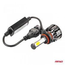 LED automobilių lemputės COB HB3 6500K AMIO-02846 serijos