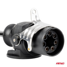 TIR priekabos spiralinis kabelis 2x 7 kontaktų EBS tipo 5m 24V AMIO-04383