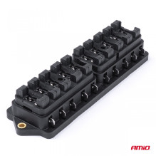 Skrzynka bezpiecznikowa ceramiczna 10 gniazd AMIO-03043