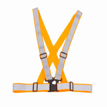 Reflective orange harness...