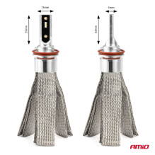 FLEX+ LED Car Bulbs H8 H9 H11 H16 12V 24V 6000K Canbus AMIO-03663