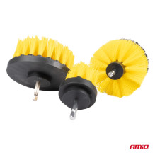 Cleaning brushes for drills and screwdrivers, 3 pieces, AMIO-04017