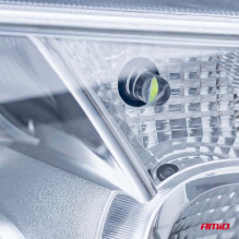 LED lemputė STANDARD skaidriai balta T10 W5W 12V balta 100 vnt. AMIO-02955