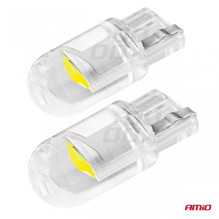 LED bulb STANDARD Clear White T10 W5W 12V white 100 pcs AMIO-02955