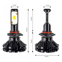 CX serijos HB3 9005 LED automobilių lemputės AMIO-01078