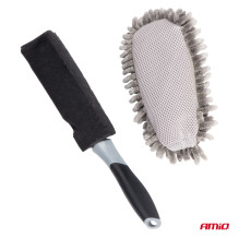 Mikropluošto plovimo šepetys automobiliui 33,5 cm AMIO-04027