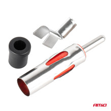 Automobilio antenos jungties kištukas, kampinis DIN AMIO-03970