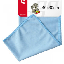 Streak-free microfiber cloth for cleaning windows and mirrors 30x40 cm AMIO-01747
