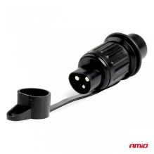 Wtyczka elektryczna 3 PIN złącze 3 pinowe AMIO-03213