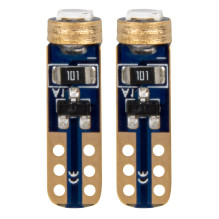 LED lemputės STANDARTINĖS Žalios W1W T5 12V 3030 1LED HP AMIO-03729