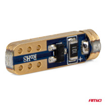 LED bulbs STANDARD Green W1W T5 12V 3030 1LED HP AMIO-03729