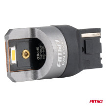 LED lemputės FULL CANBUS PRO WY21W 2x1860 SMD oranžinės 12V 24V AMIO-03600