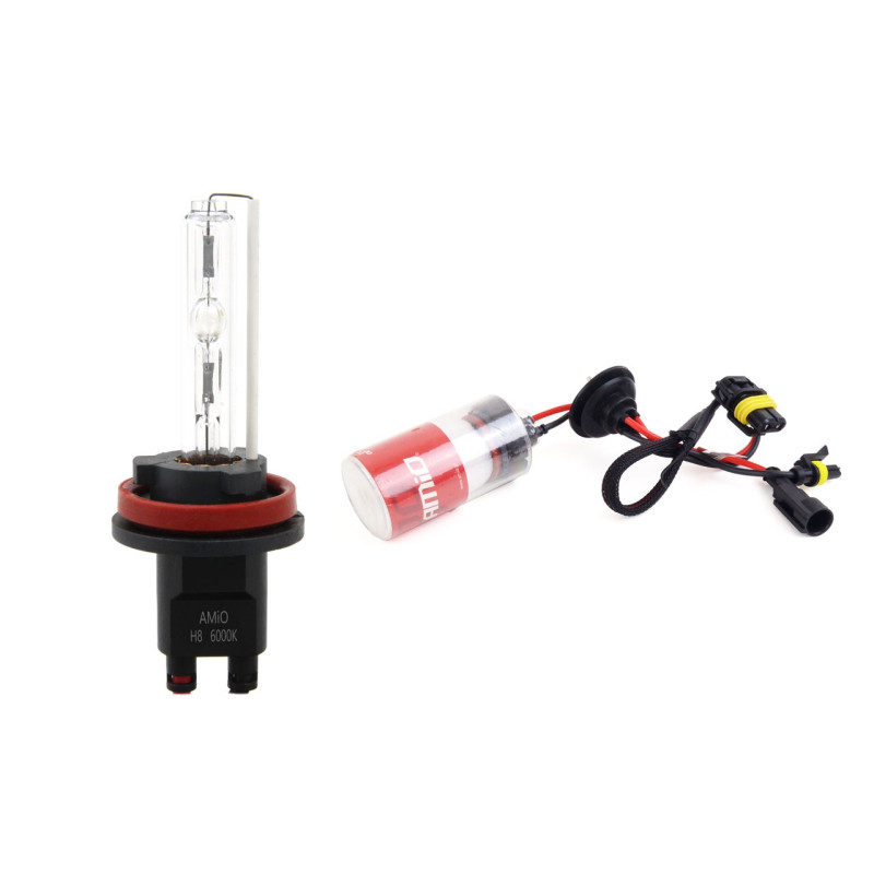 HID ksenoninė lemputė H8 H9 H11 6000K AMIO-01415