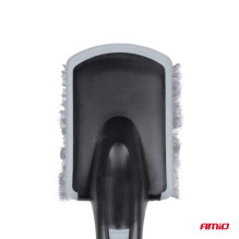 Brush for cleaning wheels, rims and hubcaps, short, 26 cm AMIO-04031