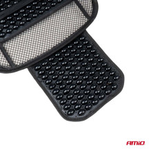Ventilated seat mat with beads and back support for the car AMIO-03646