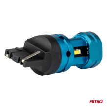 LED lemputės CANBUS T20 7440 W21W 4SMD 1860 Baltos 12V 24V AMIO-04254