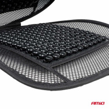 Ventilated seat mat beads with back support for the car AMIO-03645