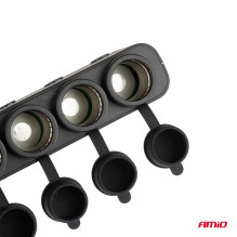 Cigarečių žiebtuvėlio lizdo skirstytuvas PD30W QC3.0 12/24V max 216W AMIO-04175