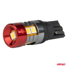 LED CANBUS Bulbs T10 W5W 9 SMD 3030 White 12V 24V AMIO-04242