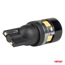 LED CANBUS Bulbs T10 W5W 5SMD 3030 White 12V 24V AMIO-04239