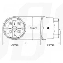 Daytime Running Lights DRL 510HP AMIO-01524