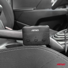 Cigarečių žiebtuvėlio lizdo skirstytuvas su įkrovikliu 2x USB-A ĮJUNGTA / IŠJUNGTA LED 12V 24V 100W 70cm AMIO-04363