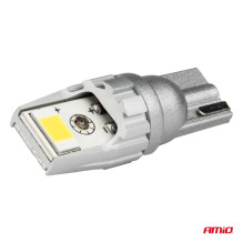 LED CANBUS lemputės T10 W5W 2SMD 3570 baltos 12V 24V AMIO-04256