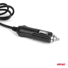Cigarette lighter socket splitter with charger 2x USB-A 1x USB-C 12V 24V 120W 80cm AMIO-04367