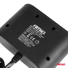 Cigarečių žiebtuvėlio lizdo skirstytuvas su įkrovikliu 2x USB-A 1x USB-C 12V 24V 120W 70cm AMIO-04361