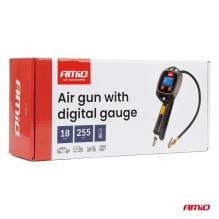 Inflating gun with digital pressure gauge 18 bar AMIO-04482