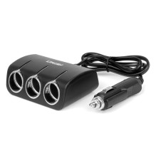 Cigarečių žiebtuvėlio lizdo skirstytuvas 12V 24V 120W 80cm AMIO-04359