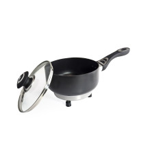 Rondel garnek elektryczny z pokrywką do samochodu 18 cm x 8 cm 150W 12V AMIO-02534