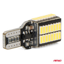 LED lemputės CANBUS PRO serijos T15e W16W 54x4014 SMD baltos 12V 24V AMIO-03724