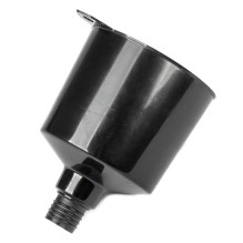 Black plastic funnel...
