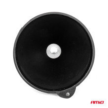 Black plastic funnel universal for fuel liquid water 14.5 cm AMIO-04045