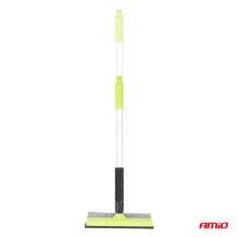 Glass washer for windows, mirrors + telescopic aluminum water squeegee 55 / 80 cm AMIO-03856