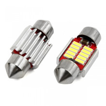 LED CANBUS 4014 10SMD Festoon C5W C10W C3W 31mm White 12V 24V AMIO-01288