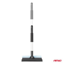 Glass washer for windows, mirrors + telescopic aluminum water squeegee 46 / 70 cm AMIO-03854