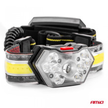 Latarka lampa czołowa LED LH04 AMIO-02826