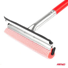 Glass washer for windows and mirrors + water squeegee on a wooden stick 60 cm AMIO-03857