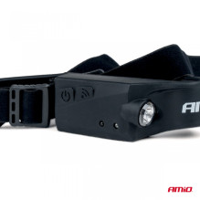 Latarka czołowa LED LH05 z czujnikiem ruchu AMIO-03241