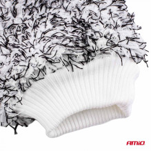 Rękawica do mycia samochodu z mikrofibry 25x18 cm. 600g / sqm AMIO-02870