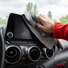 Microfiber car polishing cloth 30x40 cm AMIO-03741