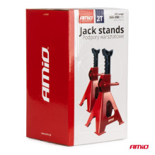 Jack stands, car workshop supports, 2 pcs. 2T AMIO-04187