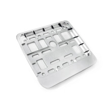 Ramka tablicy rejestracyjnej chrom skuter motorower AMIO-01168