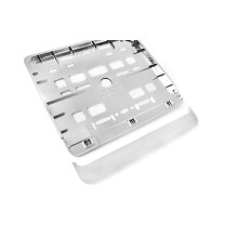 Ramka tablicy rejestracyjnej chrom motor motocykl AMIO-01167