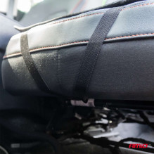 Beaded car seat mat, black, 45x120cm, CSM-16 AMIO-04429