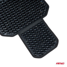 Beaded armchair seat mat with back support and headrest AMIO-03650