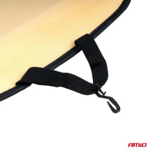 Beaded armchair seat mat with back support and headrest AMIO-03649