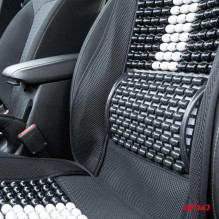 Beaded armchair seat mat with back support and headrest AMIO-03648